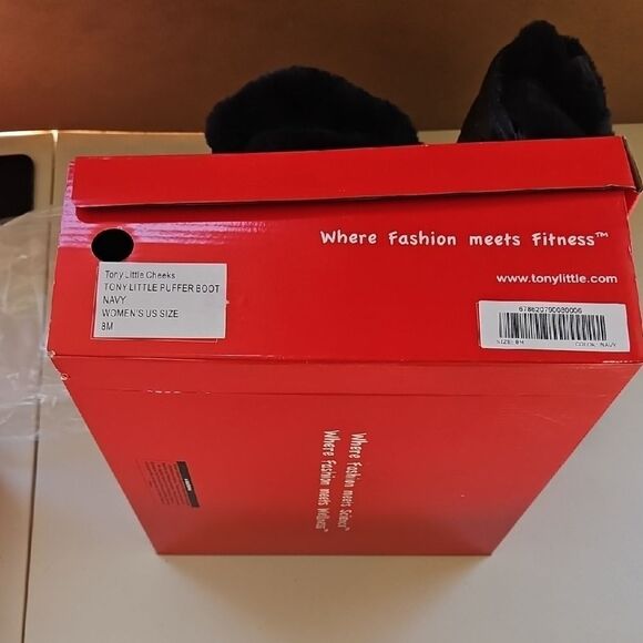 Tony little puffer boot navy - Picture 8 of 9